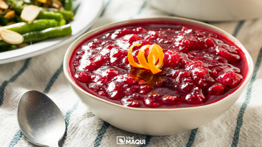 Maqui Berry & Maple Thanksgiving Cranberry Sauce